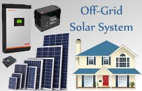 Sizing of off-grid system: 