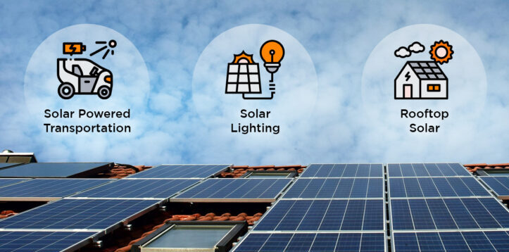 The common uses of Solar energy